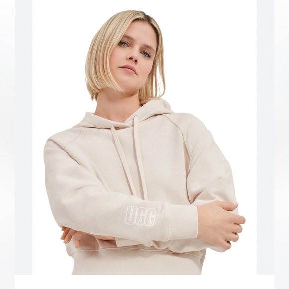 UGG Tops - NWT UGG women Helene Hoodie sweatshirt cream neutral XL